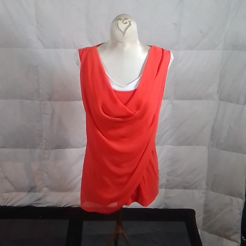 Orange blouse New York & Co.